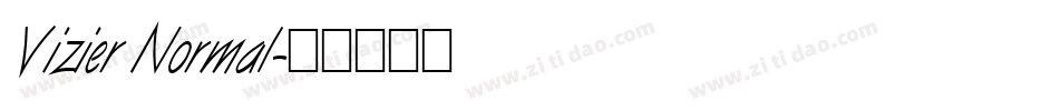 Vizier Normal字体转换